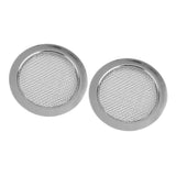 2 Pieces Sound Hole Inserts Screen Speaker Grill for Resonator Dobro Guitar