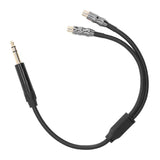 Dual RCA to 6.35mm Cable 1/4inch Male Stereo to 2RCA Female Y Splitter Adapter for Studio Outdoor Live Performance 1.0ft