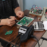 TOPSHAK TS-CD3 Rework Soldering Station 2 In 1 LCD Digital Display Soldering iron Hot Air Gun for Cell-phone BGA SMD PCB Repair
