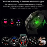 Smart Watch Men Bluetooth Call 1.43inch AMOLED Screen NFC Heart Rate Blood Oxygen 400Mah Big Battery Smartwatch