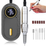 Professional Rechargeable 35000RPM Nail Drill Machine for Acrylic Nails Electric Nail File for Manicure Pedicure Shape Polish