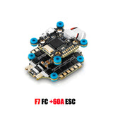 Hobbywing XRotor Flight Controller F7 with XRotor Micro 40A 60A 4in1 BLHeli-32 DShot1200 for FPV Racing Quadcopter