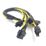 Computer Server GPU Video Card Power Cable PSU 8P to PCI-E 4X8Pin(6+2) Power Supply Cable for Inspur 5468M5 TGC-1828-V5