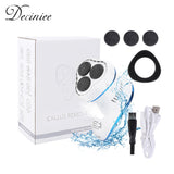 Electric Feet Callus Remover Rechargeable Portable Electronic Foot File Pedicure Tools Feet Care Dry Skin Waterproof Design Gift