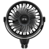 Battery Operated Kitchen Fan with Suction Cup, Capacity Rechargeable Wall Fan, Personal USB Fan with Strong Airflow, 4 Speeds, 3