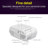 2022 Very nice LED YG320 Portable 600 Lumen 3.5mm Audio 320x240 Pixel HDMI-Compatible USB Mini Projector Home Media Play