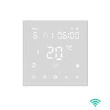HY607WE Wifi Thermostat Touch Screen Heating Temperature Controller Work For Electric Floor Heating Water