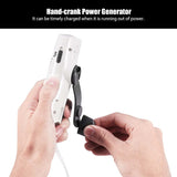 AM FM Radio Portable Emergency Hand Crank Dynamo Power Supply Radio with Flashlight Compass for Outdoor Camping Traveling