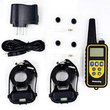 915MHZ Pet Dog Training Collar Dog Electric Shock Collar Rechargeable IP67 Diving Waterproof Remote Training Collars LCD Display