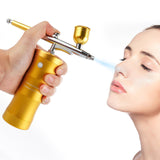 Beautygogo Mini Air Compressor Kit Air-Brush Paint Spray Gun Airbrush For Nail Art Tattoo Craft Cake Nano Fog Mist Sprayer