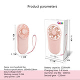 New Pattern Pocket Fans Usb Charge Mini- Hold Fans Student Outdoors Bring Sika Portable Small Fan DC Mini Air Cooler Ventilador