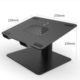 Adjustable Laptop Stand for Desk, Computer Stand for Laptop, Ergonomic Elevated Laptop Cooling Riser, Aluminum Laptop Holder