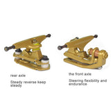 S1 Surf Skateboard Trucks Adapter Pu Bushing Surf Skate Bridges Skateboard Flexible Steering With 6.25 Inch Truck