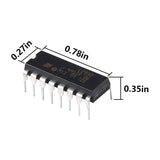 10pcs L293D DIP 16-pin IC Stepper Motor Drivers Controllers