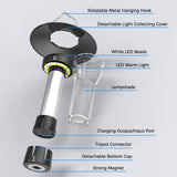 Outdoor USB Rechargeable Flashlight Waterproof Camping Tent Light Magnetic Work Light with Tripod for Camping Emergency