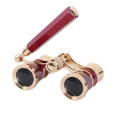 3X25 Glasses Binoculars Telescope Vintage Opera Theater Gift Women Coated Lens Metal Fashion With Handle Multifunction Portable