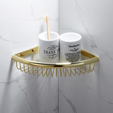 Bathroom Hardware Accessory Series Soild Brass Towel Rack Paper/Toilet Brush Holder Corner Shelf Robe Hooks Gold New Arrival