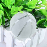 Creative Gift Ornaments 80mm Basketball Production Process Carving Material White Crystal Crystal Ball Crafts