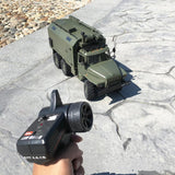 WPL B36 Ural 1/16 2.4G 6WD Rc Car Military Truck Rock Crawler Command Communication Vehicle RTR Toy