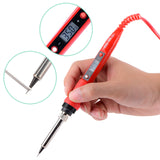 JCD 80W Electric Soldering Iron LCD Digital Display Adjustable Temperature 220V/110V Solder Station Welding RepairTool Kit 908S