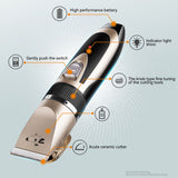 Clipper For Dog Clippers Dogs Grooming Clipper Kit USB Professional Rechargeable Low-Noise Pets Hair Trimmer Display Battery