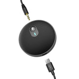 USB Conference Microphone, 360° Omnidirectional Condenser Mic for PC Laptop Business Video Conference Voice Pickup