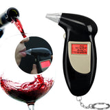 10pcs/ 2019 NEW Digital LCD Display Breathalyzer Audible Alert Breath Alcohol Tester Box Parking Gadget Analyzer