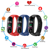M3 Plus Smart Band Fitness Tracker Watch Sport Bracelet Heart Rate Blood Pressure Smartband Monitor Health Wristband Hot Sale