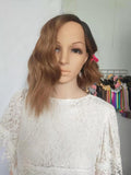 Chemical fiber wig women's short curly hair chemical fiber headgear