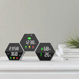 Multifunction CO2 Meter Digital Temp Humidity Tester 3 in 1 Air Quality Monitor Carbon Dioxide PM2.5 Fast Measurement Meter