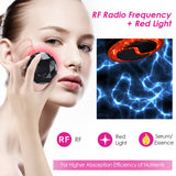 LED Photon Therapy RF EMS Beauty Device Radiofrequency Skin Rejuvenation Vibration Wrinkle Remover Lifting Facial Care Massager
