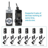 Stax Guitar Wireless System Transmitter Receiver 2.4GHZ Built-in Rechargeable Wireless Guitar System for Electric Guita