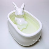 Ceramic Paint Cleaning Pen Bucket 3 Sets of Paint Palette Tray Wash Pen Holder Watercolor Gouache Acrylic Painting Art Supplies
