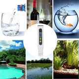 Temperature Backlight Sunlight Tester Portable Digital Meter Filter Measuring Water Quality Purity Tester TDS Meter