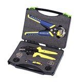 Professional Wire Crimpers Set Engineering Ratcheting Terminal Crimping Pliers Wire Strippers Crimper Tool Terminals Pliers Kit