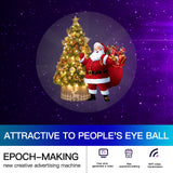 45CM 3D WiFi Holographic Projector Hologram 510 LED Advertising Display Fan Lamp
