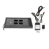 Remote Stealth Hide-Away License Plate Frame Front Rear Curtain Car Shows
