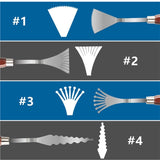 9 pieces/set of stainless steel palette knife oil painting texture knife acrylic paint paint color mixing professional art tools
