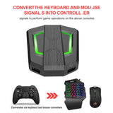 HXSJ P6 Keyboard and Mouse Adapter Portable Mice Breathing Light Converter Connection for N-Switch PS4 PS3 XBox One 360