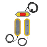 LED Turn Signal Electric Scooter Safety Warning Light Compatible For M365/365PRO/PRO2/1S/LITE/MI3/MAX G30/G30D Scooter Parts
