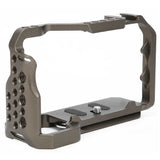 Camera cage photography camera cage Metal Camera Cage Multifunctional Wooden Side Handle Grip Set Replacement for Sony A7C