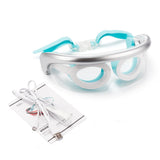3 Colors LED Light Therapy Eyes Mask Massager Photon Treatment 40℃ Warm Massage SPA Vibration LED Face Mask Eye Wrinkle Removal