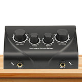 Mixer Home Mini Reverberator Karaoke Pre-Amplifier Microphone Amplifier-US Plug