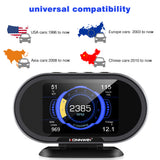 KONNWEI  KW206 OBD2 On-Board Computer Auto Car Digital Computer Display OBD 2 Scanner Fuel Consumption Water Temperature Gauge