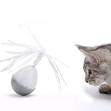 Electric Cat Toys Ball Interactive Motion Pet Cat Tumbler Feather Toy Rotating Rolling Automatic Chase Toy Kitten Cat Products