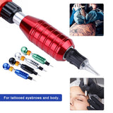 Alloy Rotary Tattoo Pen Machine Motor Guns Tattoos Studio Gourd Rotary Machine RCA Cord Body Permanent Microblading Machine Kit