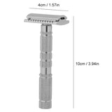 Shaver Double-Edged Safety Traditional Wet Shaver Stainless Steel Chrome Hair Removal Tool