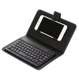 Portable PU Leather Keyboard Cover Case Phone Wireless Bluetooth Keyboard for Phone Android Pad Laptop клавиатура для телефна