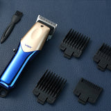 Cordless barber professional hair clipper for men hair trimmer beard electric hair cutting machine rechargeable haircut kit