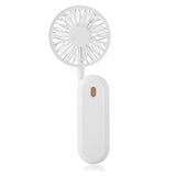 Folding Mini Handheld Fan Usb Rechargeable Hang Neck Multifunction Air Cooling For Home Outdoor Office Adjustable Small Fans